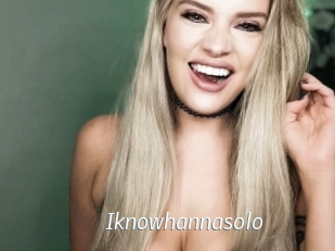 Iknowhannasolo