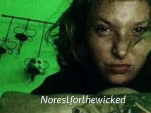 Norestforthewicked