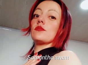 Samantha_swam